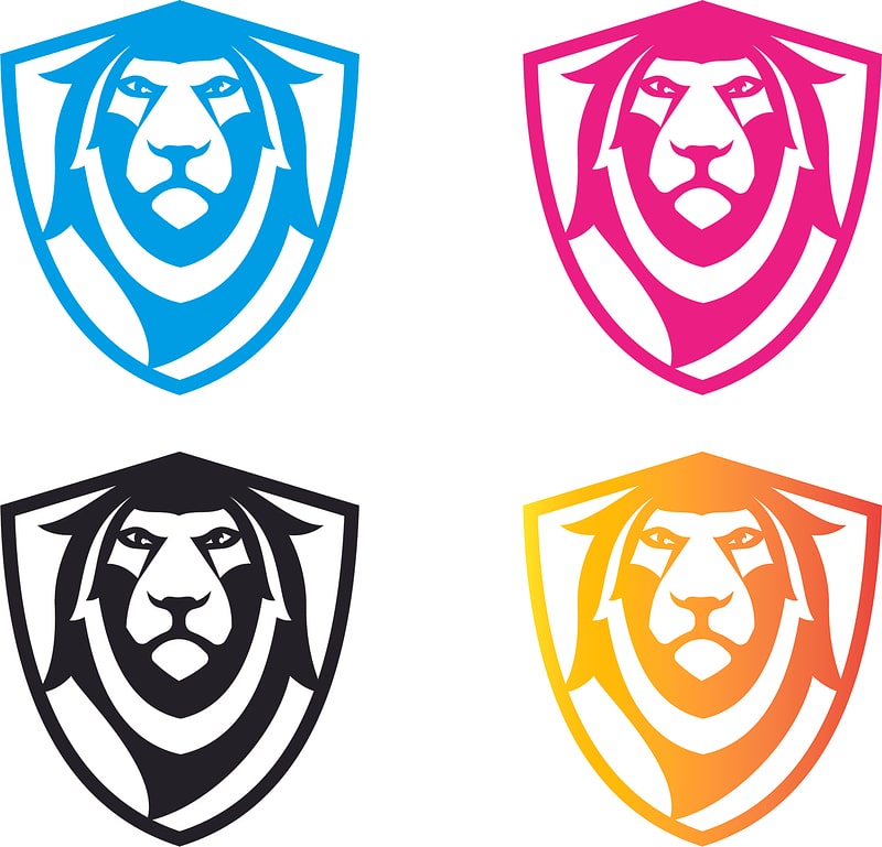 Lion shield