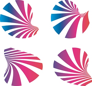 Logo concept shapes