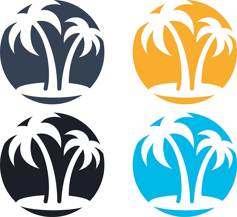 Palm tree logo