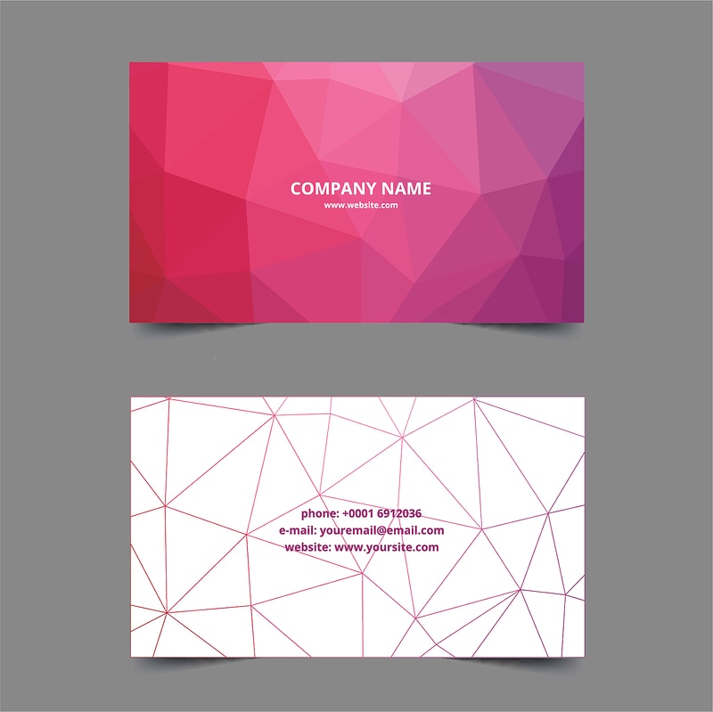 Poly card template