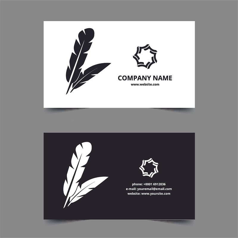 Quill business card