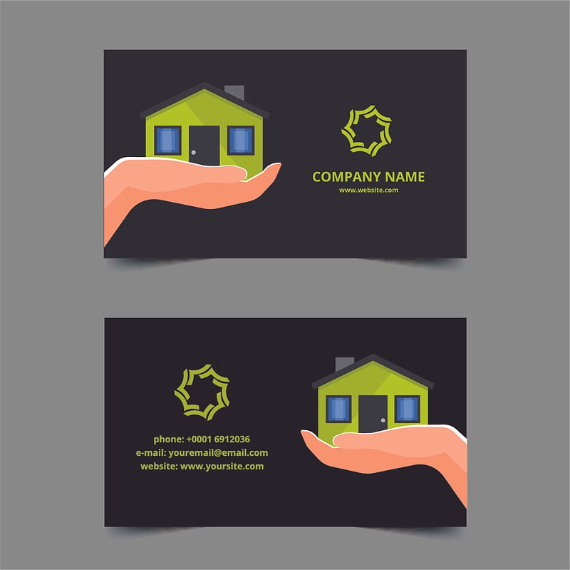 Real estate business card