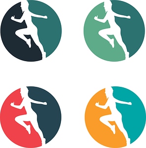 Running club logo