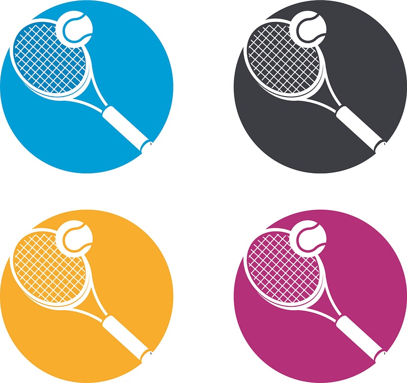 Tennis school logo