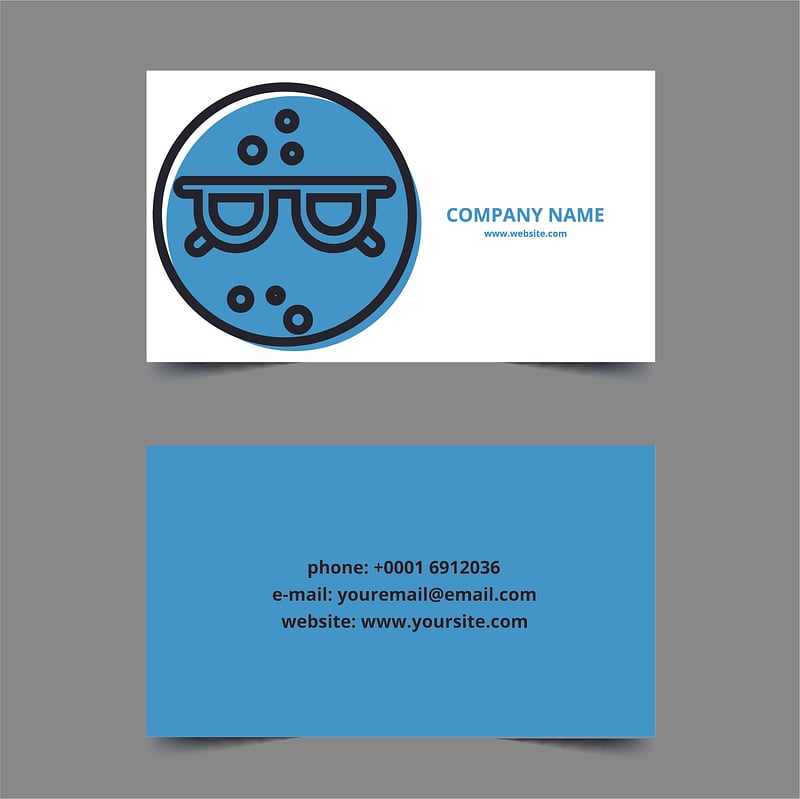 Travel agency business card