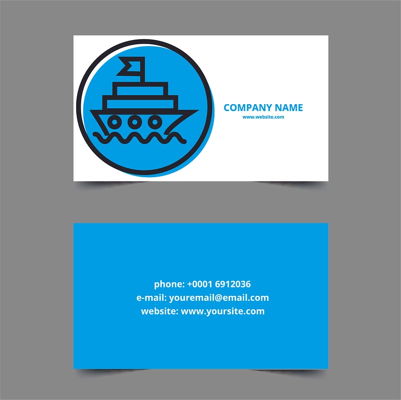 Travel agency business card
