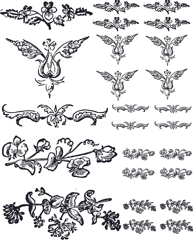 Vintage Flower Collage