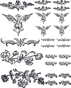 Vintage Flower Collage