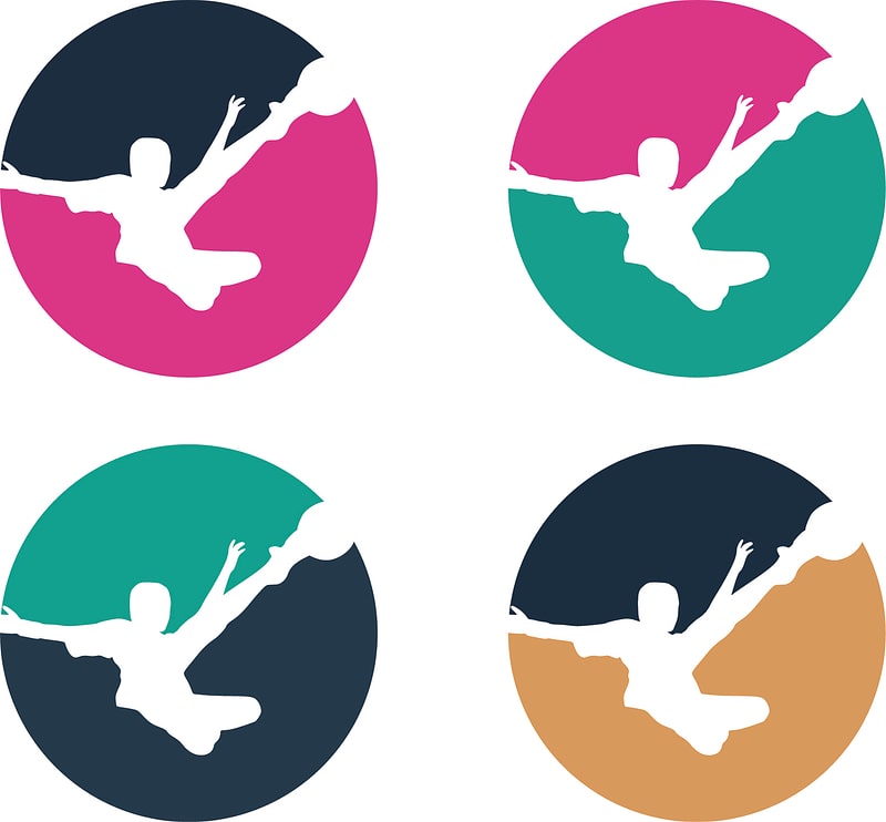 Volley soccer school logo