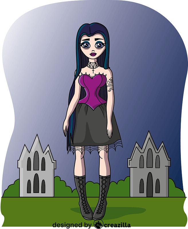 Goth Girl - Free vector images on creazilla.com