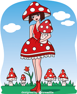 Mushroom Woman