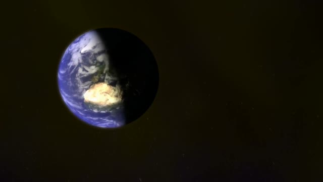 earth moon animation