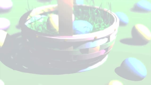 easter basket white