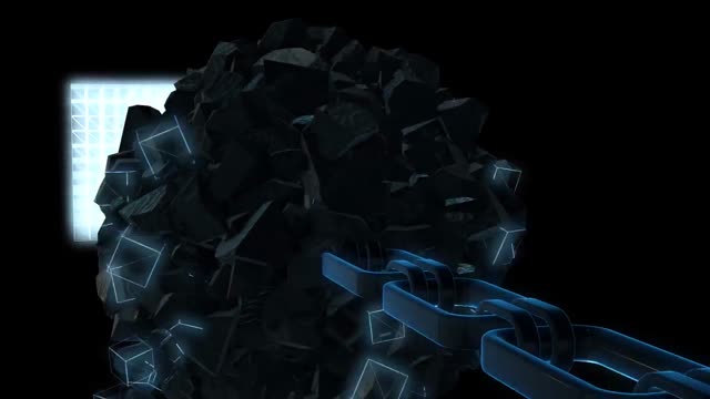 Blockchain animation