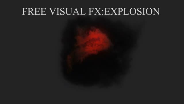 Free explosion animation