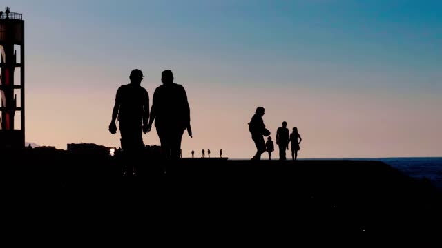 Hello walk couple