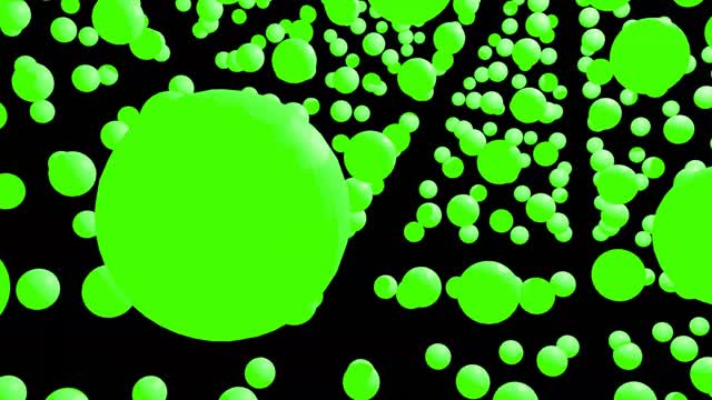 Dots balls green