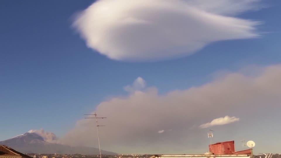 Etna eruption sicily