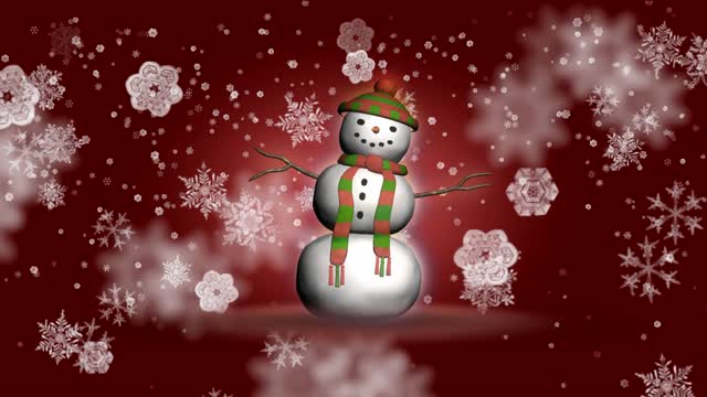 Snowman snow christmas