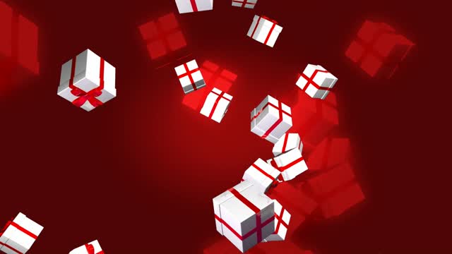 Christmas gifts red