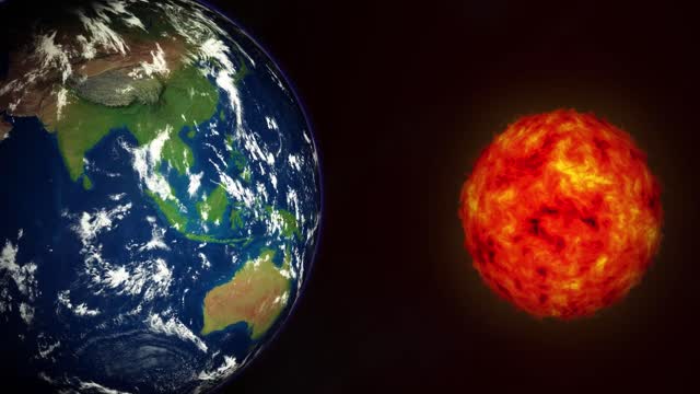 Universe sun earth