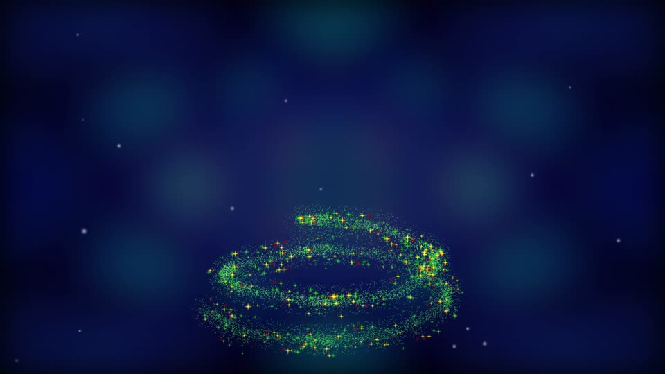 Christmas tree sparkle