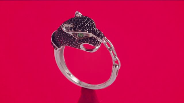 Jewelry ring panther