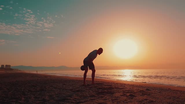 Beach kettlebells kettlebell training