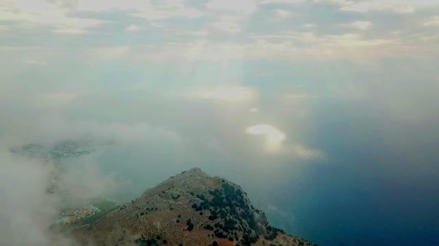 Cloud mountain smoke