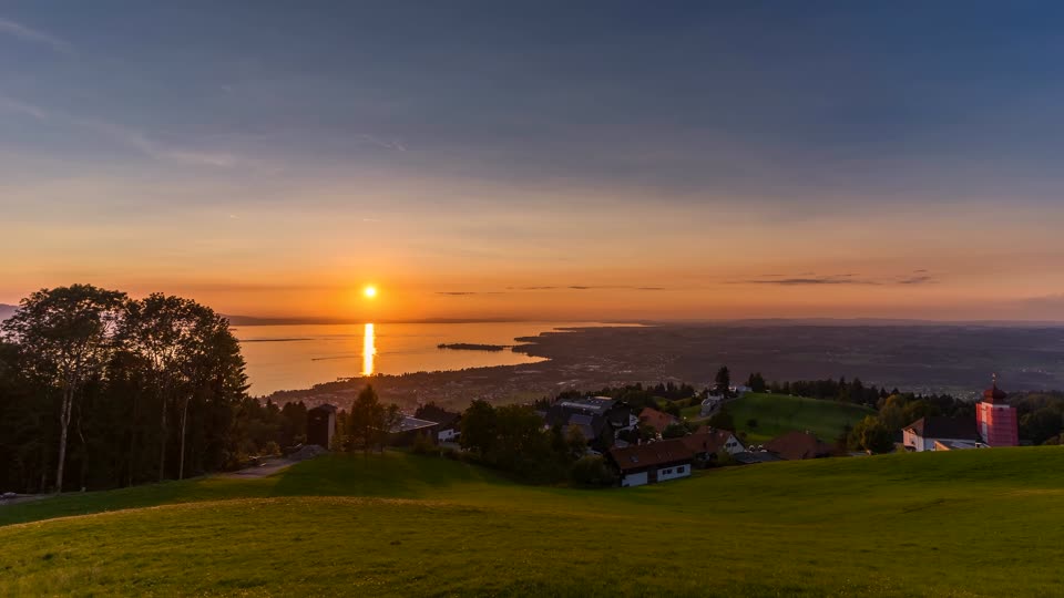 Sunset nature landscape