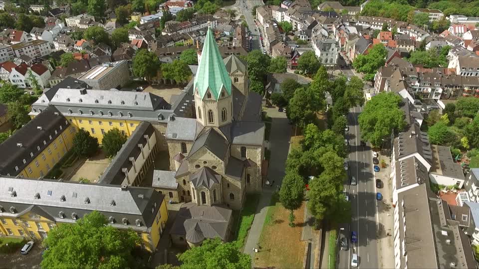 Drone church abbey