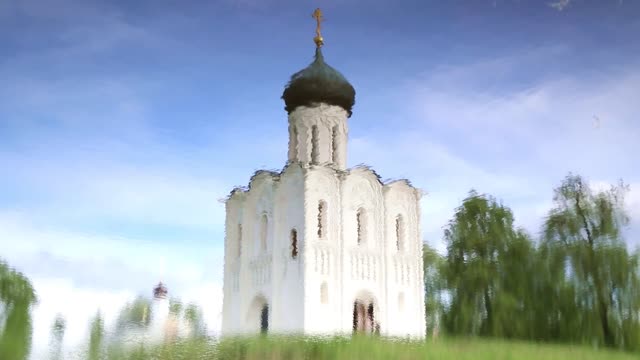 Reflection church water