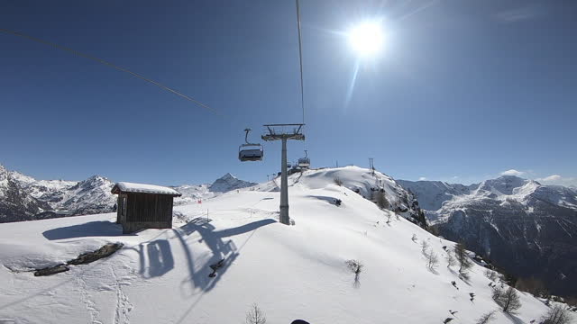Valmalenco chairlift ski