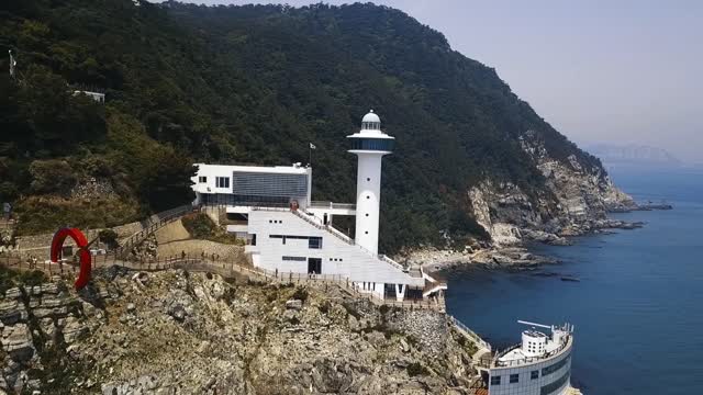 Busan taejongdae lighthouse