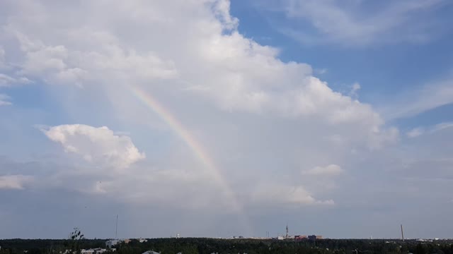 Rainbow helsinki sky