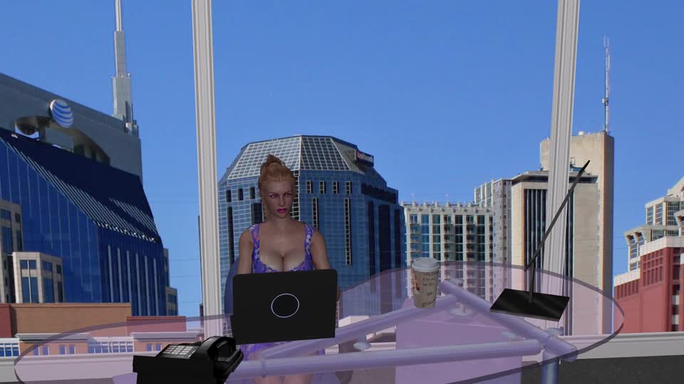 Green screen blue screen presentation
