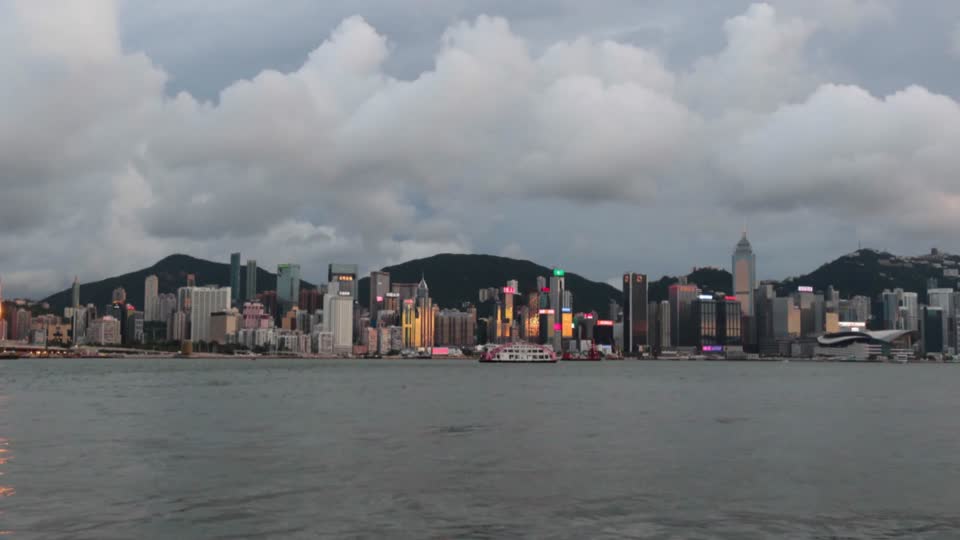 Hongkong harbour hk