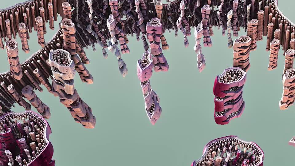 Fractal psychedelic colorful