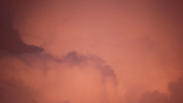 Sunset pink clouds