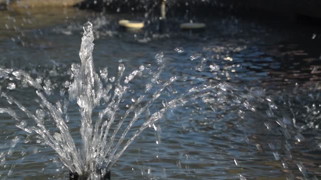 Water fountain jet
