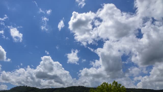 Clouds heaven blue sky