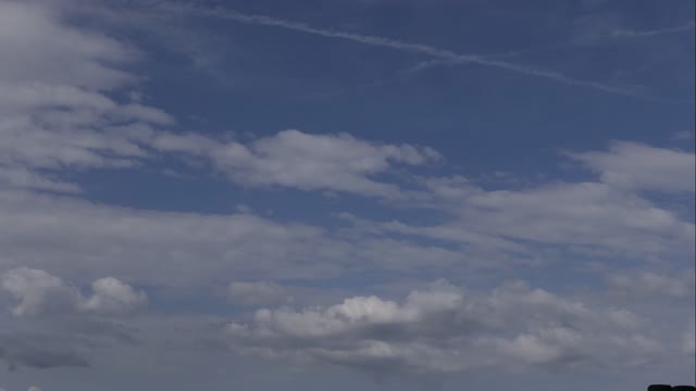 Clouds sky blue