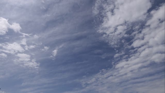 Clouds sky blue