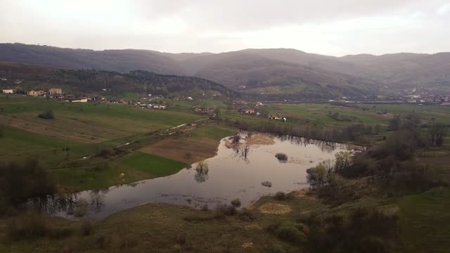 Lake aerial lake aerial
