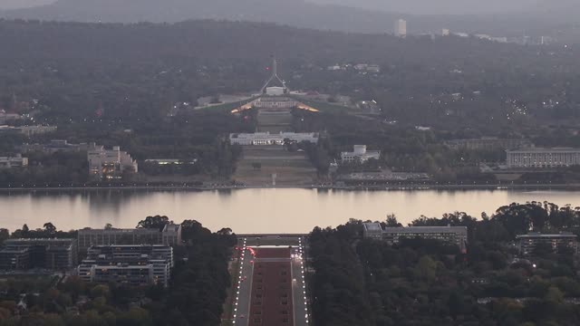Canberra sunset australia