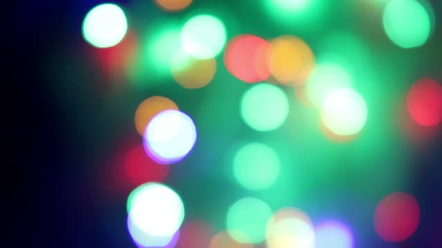 Bokeh light colorful