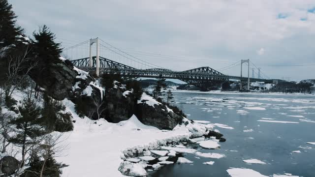 Winter cold ice