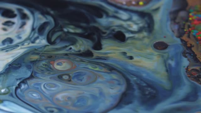 Macro acrylics pattern