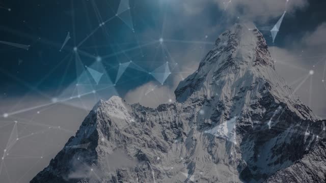Mountain snow design