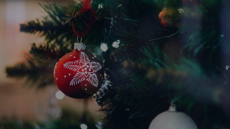 Fir christmas balls